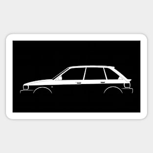 MG Maestro Turbo Silhouette Sticker